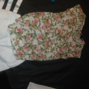 Flower loose fit shirt